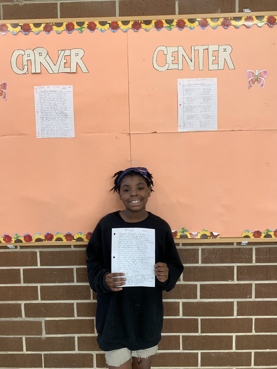 baylorcomserv's tweet photo. Yesterday, during scholar time Jamyah Melvin Johnson added a research project, on Whale Sharks, to what she named, “The Carver Hardworking Wall.” We are extremely proud of Jamyah for expanding her knowledge and working so hard! https://t.co/Bk8Xf95N6t
