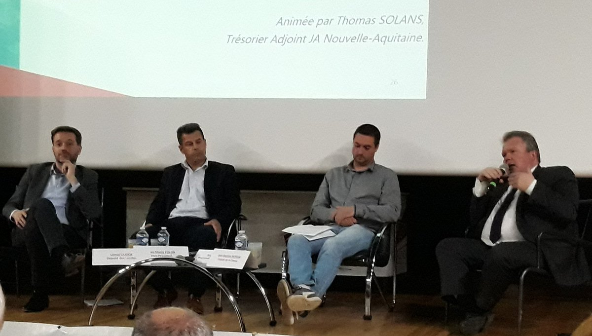 AG <a href="/JA_NleAquitaine/">Jeunes Agriculteurs Nouvelle-Aquitaine</a> - L'#UE doit se doter de moyens de contrôles ds les pays d'origine pr s'assurer que les #accords internationaux sont bien respectés ! <a href="/moreaujb23/">Jean-Baptiste Moreau</a> #agriculture #compétitivité