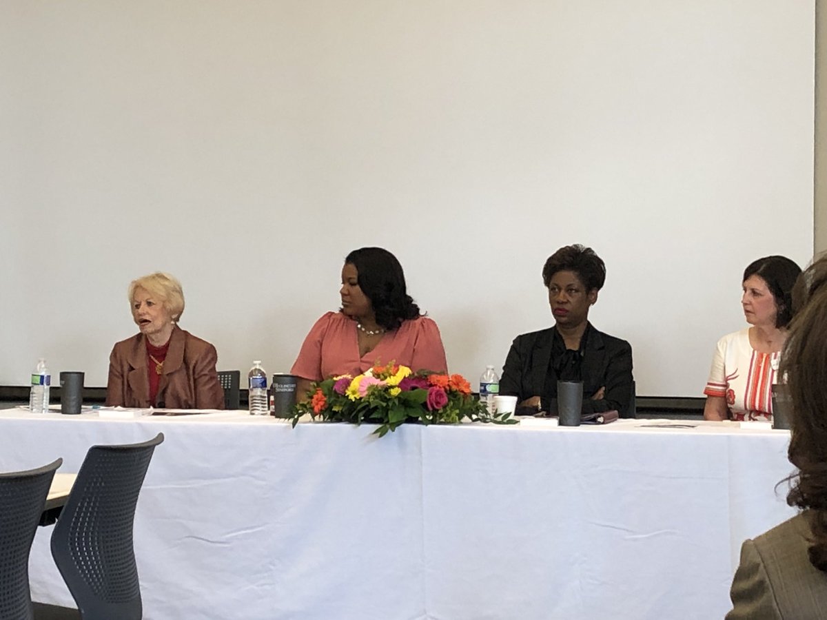 McGlinchey's tweet image. “When I started my career, it was negative to be the only one, to be different. But today, it’s good to be different. We don’t need to all be the same. It’s good to stand out.” - Barbara Beckmann, Women’s Initiative Network panel