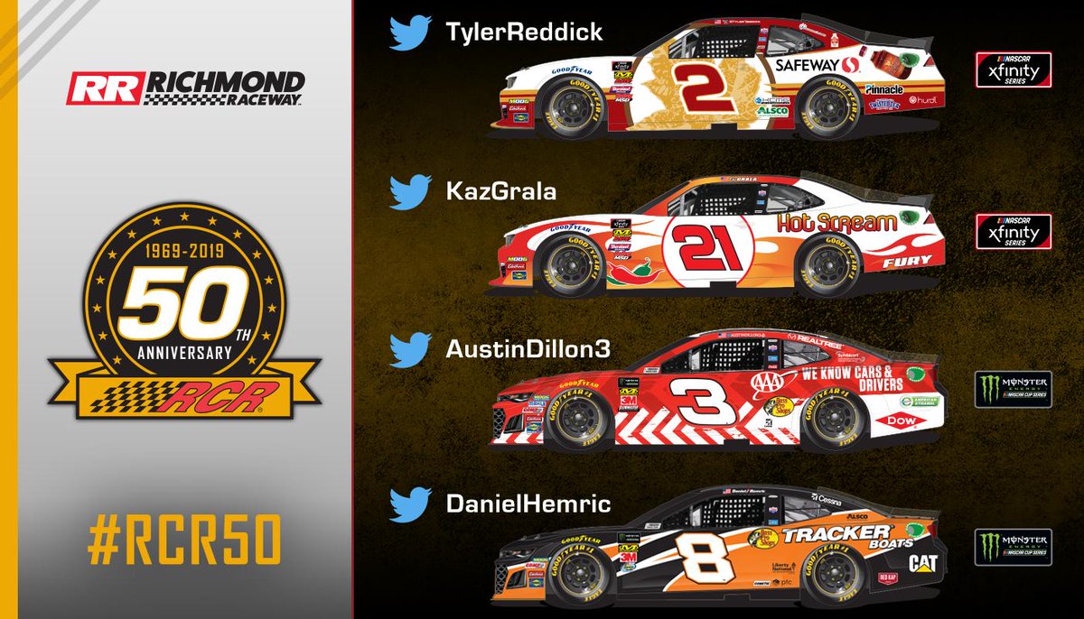RCRracing's tweet photo. We're wrapped and ready to race under the lights at @RichmondRaceway 😎
 
#RCR50 https://t.co/oj4Ok1m5TJ