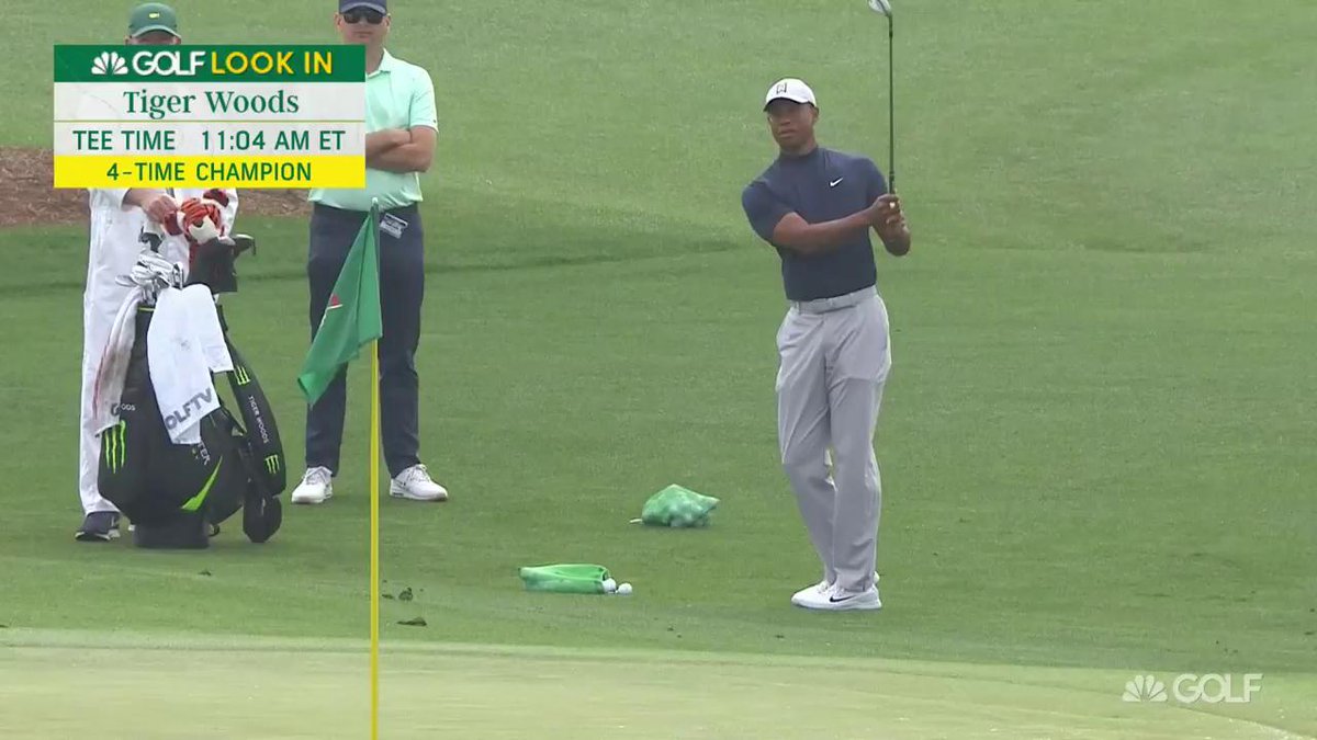 Tiger begins his quest for a fifth green jacket in less than an hour. 

Stay up-to-date with <a href="/GolfCentral/">Golf Central</a> Live From #TheMasters on TV and streaming here: watchgolf.ch/9MRNfo
