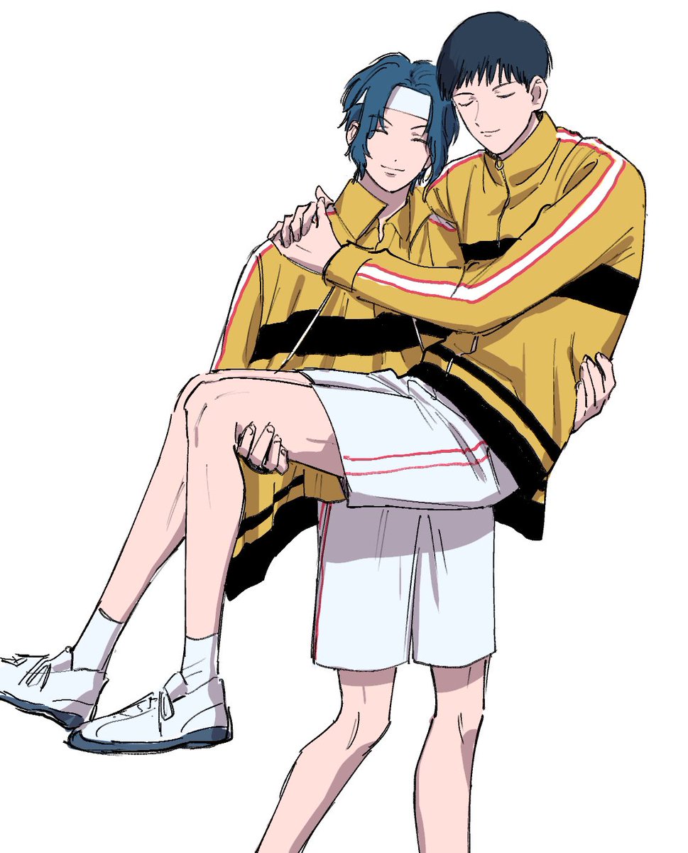 最強チームのおかげか病み上がりでパワーSの幸村が自分の中で定着してるから幸村はメンバーを軽々姫抱っこできちゃう！真田と柳に「幸村部長のお姫様抱っこの刑」！！