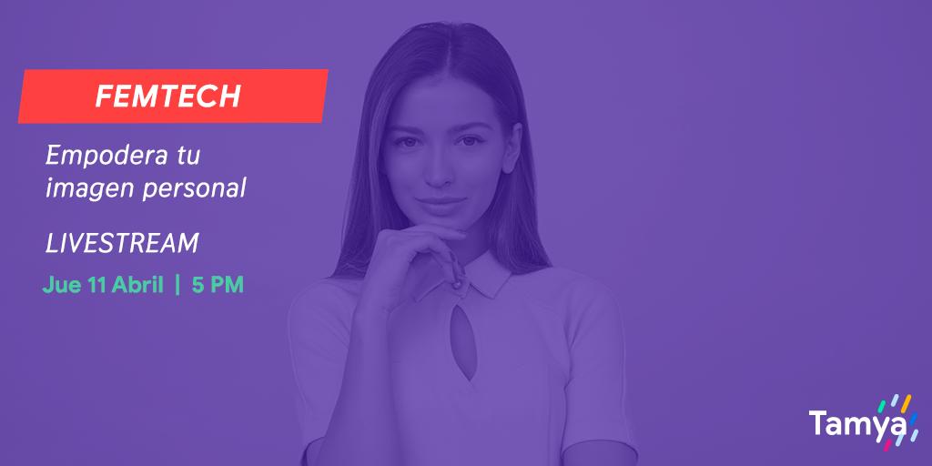 tamyaperu's tweet photo. ¡Nueva emisión! #FemTech Empodera tu imagen personal 😎

Hoy conversaremos con Fiorella Garcia-Pacheco, founder de @divinaejecutiva y Tatiana Novoa Diseño de Imagen Personal 🙌¡Construye tu #MarcaPersonal y atrae al éxito!

📅 Jueves 11 abril
⏰ 5 pm 

#Tamya #PersonalBranding https://t.co/wrKILbo2Zp