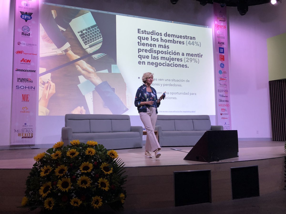 ConferenceMT's tweet photo. Estudios demuestran que los hombres mienten más que las mujeres en los negociaciones Patricia Molina CEO de Havas Media Group #MujeresdeExito https://t.co/9z1oqdSy9b
