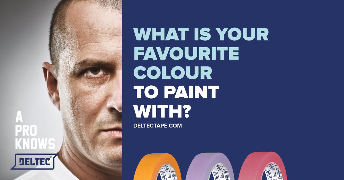 deltectape's tweet image. What is your favourite colour to paint with?!