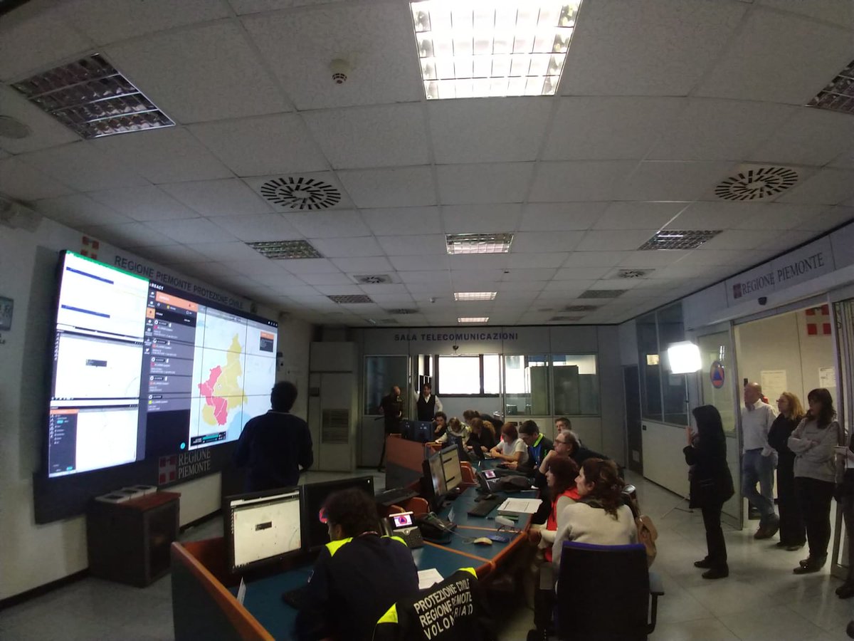 Oggi esercitiamo con la protezione civile il sistema <a href="/IREACT_EU/">I-REACT</a> , simulando alluvione del 2016