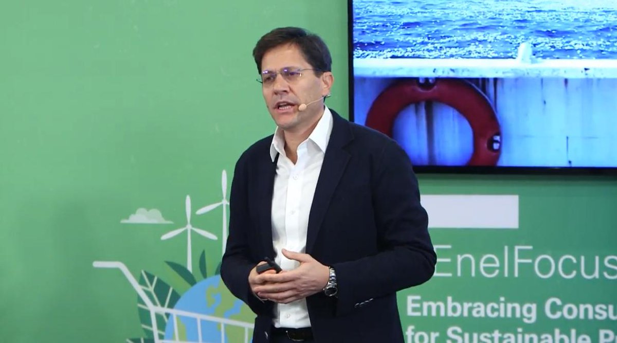#AntonioCammisecra , CEO de #EnelGreenPower: "Es necesario que las empresas puedan crear productos cuyo contenido sostenible sea evidente. No debemos actuar como organizaciones individuales, sino involucrar a todos los actores con el ecosistema. #EnelFocusOn #SustainableProdcuts