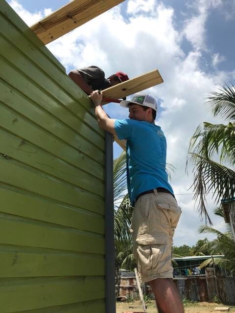 hmfrancisco's tweet photo. Last year our @FAWcrusaders Mission Drive, supporting the work of @scnfamily, raised enough money to build a house in Belize in memory of Mrs. Gaston.  This week, her family was in Belize to help build that house. https://t.co/ZSIctAbxL9