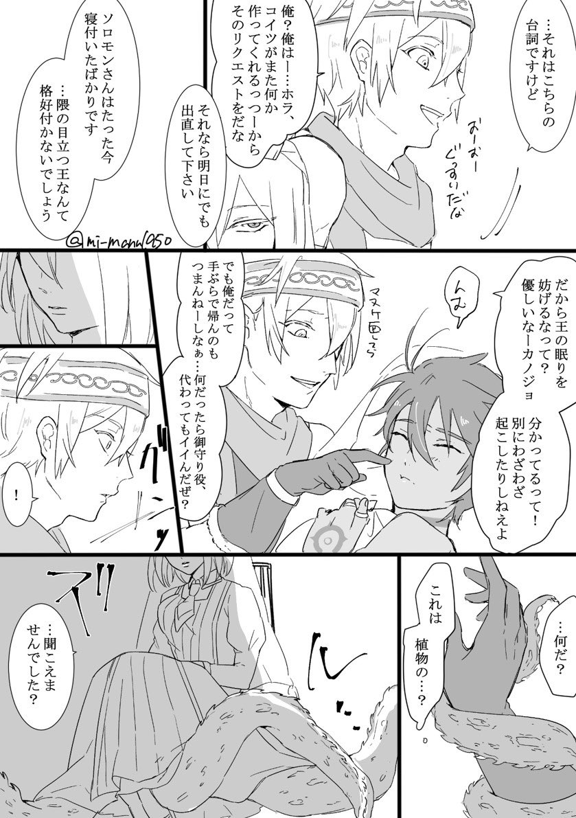 何がしたいんだか分からんバラ→ソロとバティンさん 
