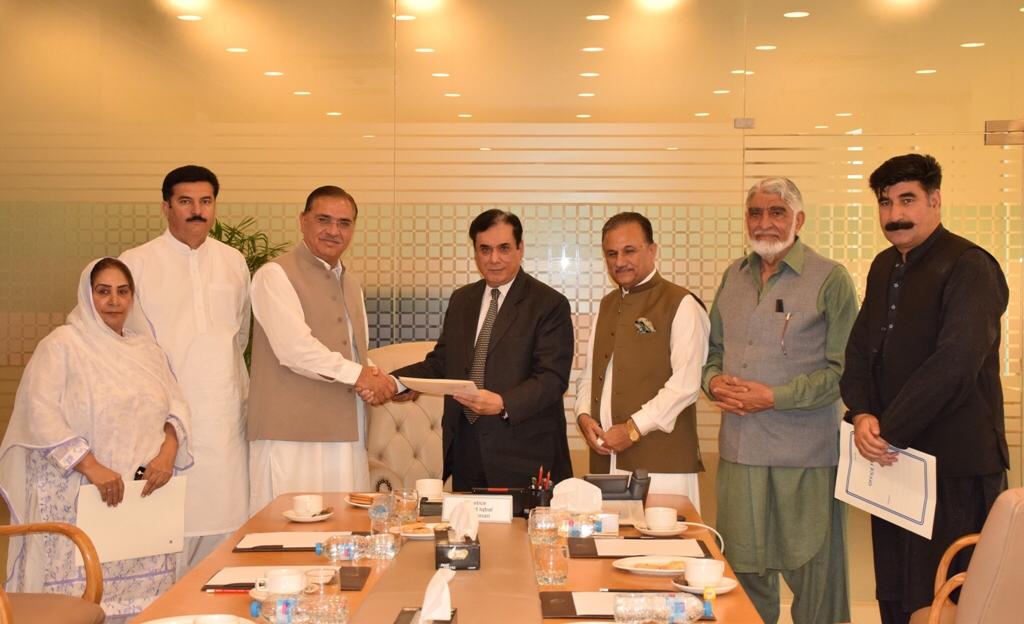 PPPMediaKP's tweet photo. PPP KP submits application with chairman NAB against BRT corruption https://t.co/rDHHJcwey8