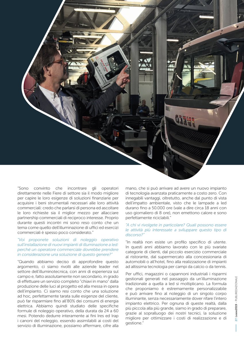 nolorentmi's tweet photo. Publiredazionale #lease 2019 @nolorentmi #noloend https://t.co/AG7QkMC3LJ