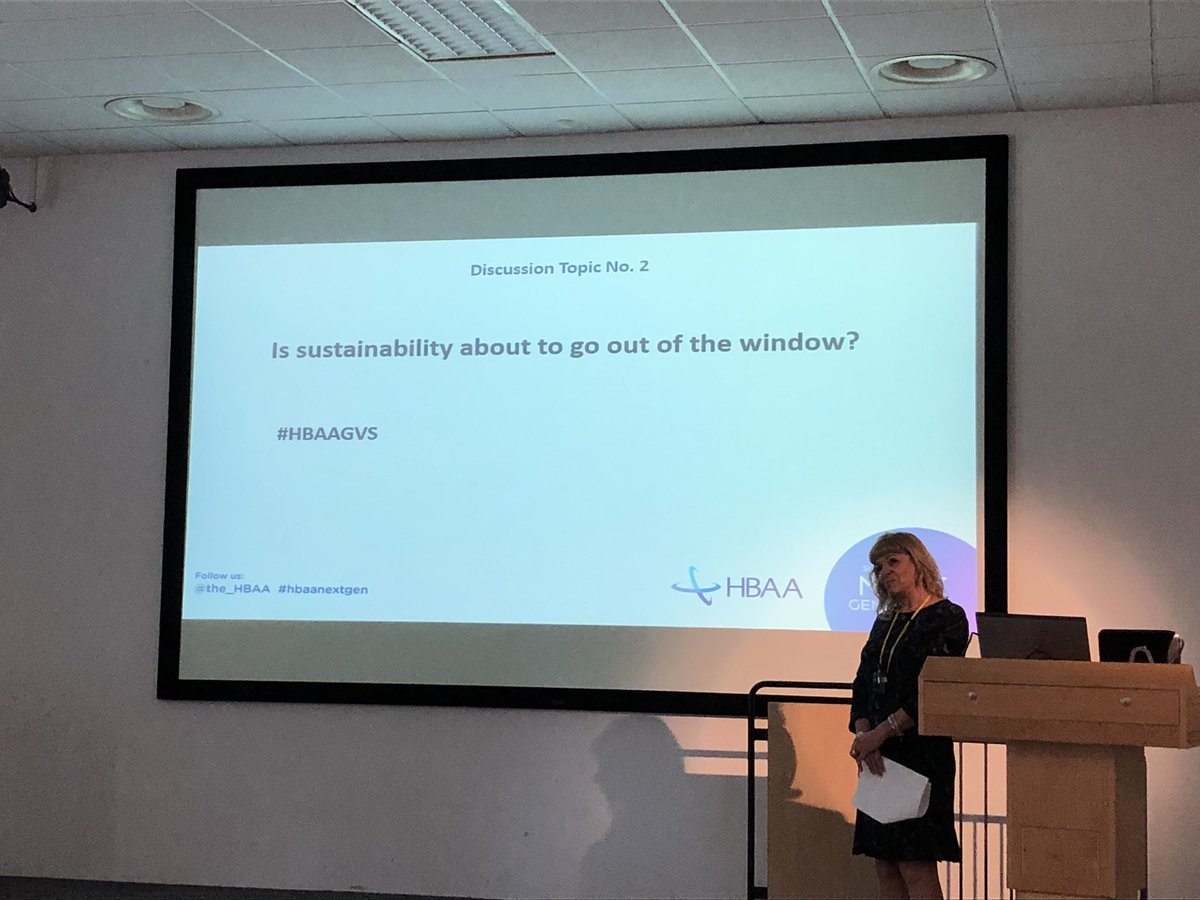 Very interesting question raised at this afternoons business meeting at the HBAA venue showcase...
Will this go out of the window soon? @The_HBAA #hbaanextgen