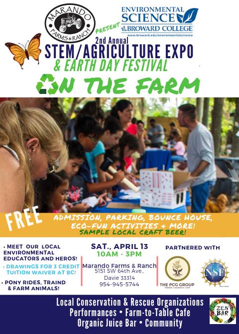 bc_science_well's tweet photo. Stem/agriculture expo & earth day festival! #Browardcollege #BC #BcCentralScience #ThursdayMotivation #Thursday #ThursdayThoughts #Science #Sciences https://t.co/EwMqAJNvXU