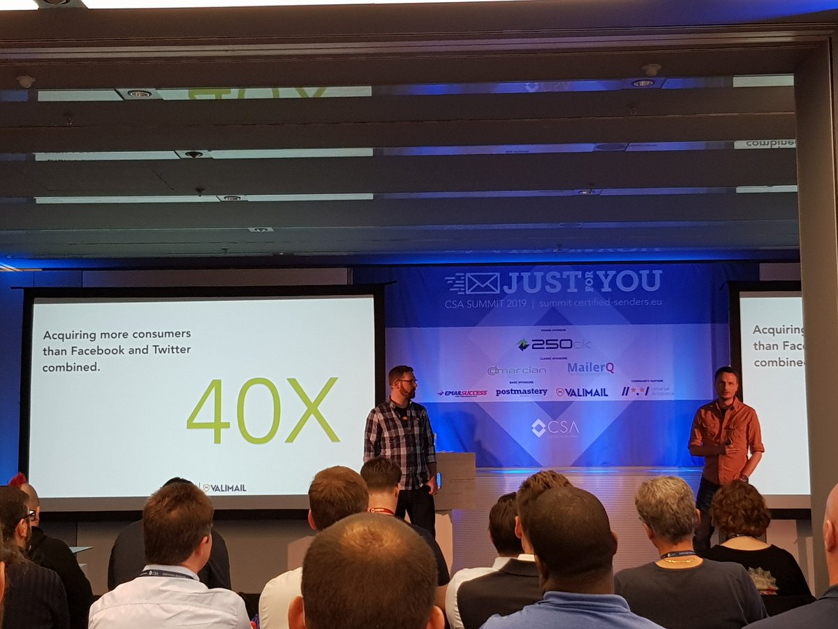 jvanrijn's tweet photo. Turns out #emailisnotdead https://t.co/BT3dgbrljA #CSAsummit2019 #emailgeeks https://t.co/34ldyTqt4f