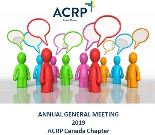 ACRP_Canada's tweet photo. The Canadian Chapter of ACRP invites all Canadian chapter members to its Annual General Meeting.  Please join us for an update on chapter initiatives and more on April 23rd, 2019, 12:00-1:00pm ET.  Please register for this free event: https://t.co/7LzQidJBAX https://t.co/lUuJqbpKFI