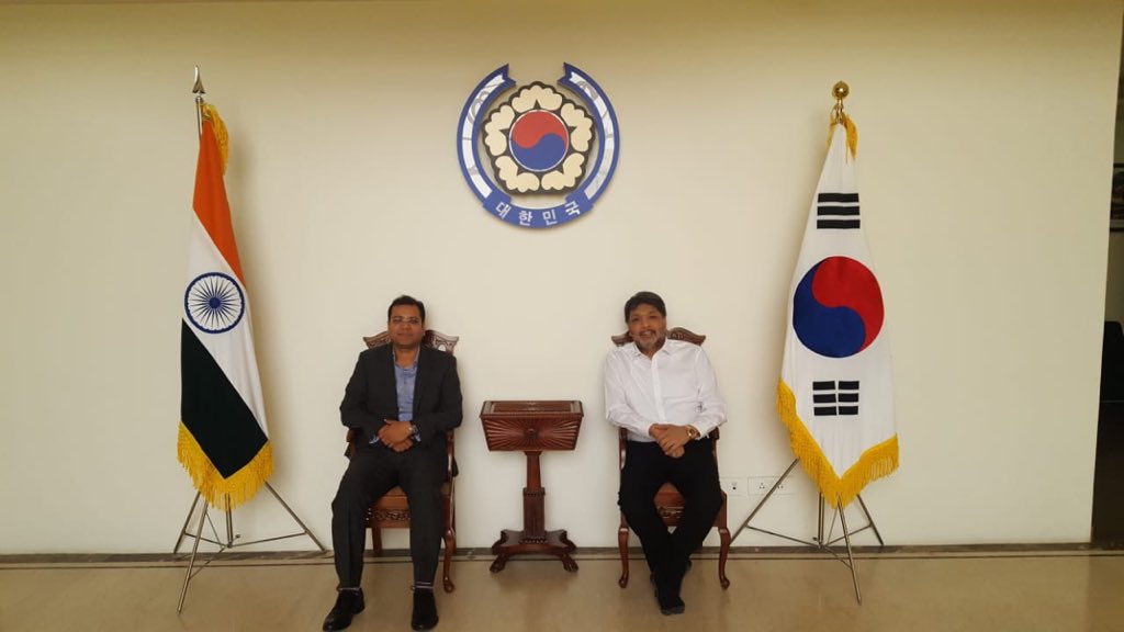 Great meeting you at your lovely new office <a href="/schukkapalli/">Swathi Chukkapalli</a> #koreanhousehyd