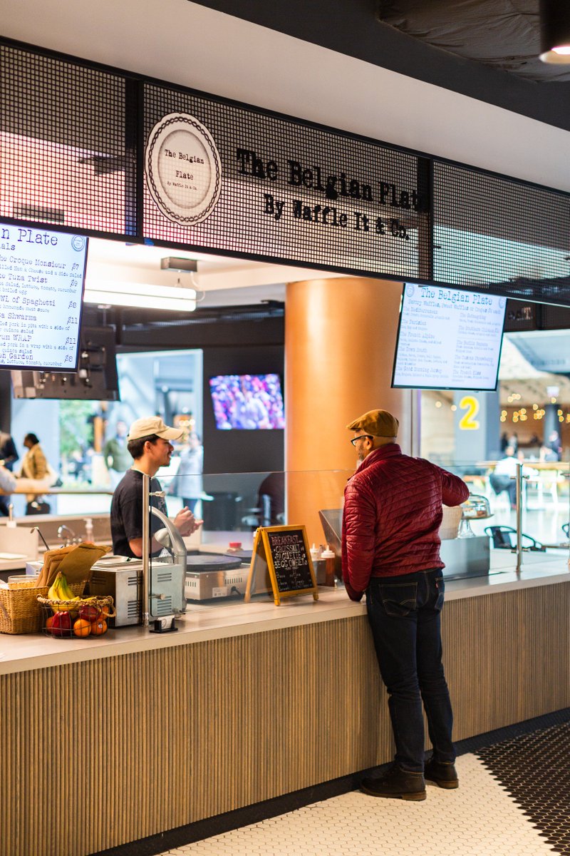 HarborsideJC's tweet photo. Maybe @waffleitandco for lunch, today? Swing by District Kitchen, right here at #HarborsideJC to grab a delicious warm creation!
#JerseyCity #DistrictKitchen #Harborside #JerseyCityFoodies https://t.co/3mOaC4lAik