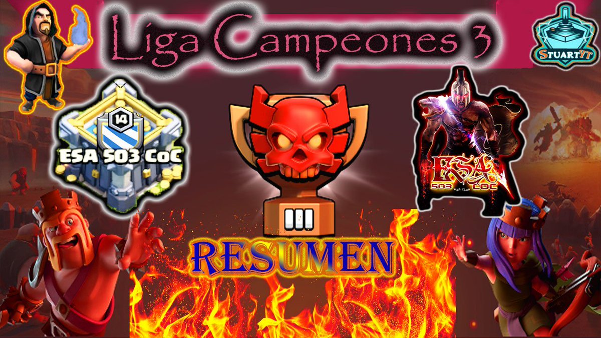 Hoy les traemos un resumen de la subida a liga de campeones 3 del clan @EsaCoc FELICIDADES FAMILIA, a seguir dandoles a la CWL para seguir subiendo 

youtu.be/fxxsLypy1cw

 <a href="/Desink9/">Desink</a> <a href="/AlambredjYT/">Alambredj</a> <a href="/MasacuataLa/">La Masacuata 3000</a> @TopWarLeague <a href="/LICCOC/">LIC</a> @AngeloMCarrillo <a href="/guillenlp28YT/">Guillenlp28 🇲🇽</a> <a href="/LEGIONLATINO/">LEGION LATINO</a>