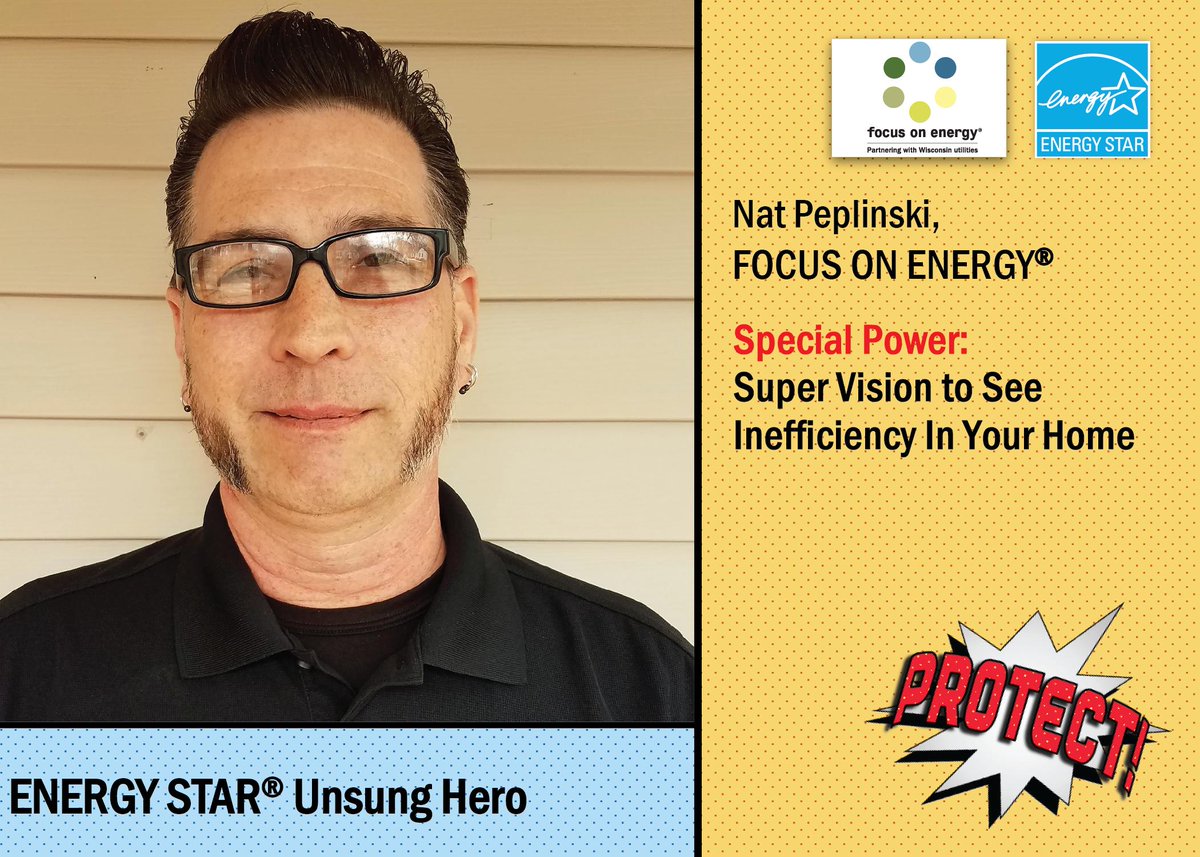 focusonenergy's tweet photo. Our @ENERGYSTAR Unsung Heroes celebration continues!
Meet Nat Peplinski β He's the Regional Manager for our Home Performance with ENERGY STAR program in northern & western Wisconsin. Thanks for so many years of dedicated service, Nat!
#ENERGYSTARawards #ESPOY #ESUnsungHeroes https://t.co/QxKDhhRm2d