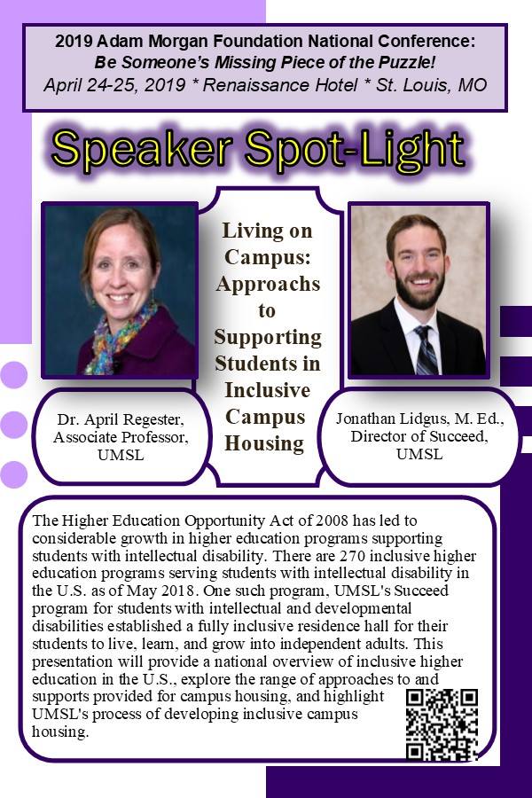 CFCSpecEd's tweet photo. Are you a self-advocate or parent/family member heading into the transition out of high school into the "Real World"?  This conference is for you!
https://t.co/OE8Gv8SMbN 
#2019AMFconference #inclusion https://t.co/3NKMQKOylA