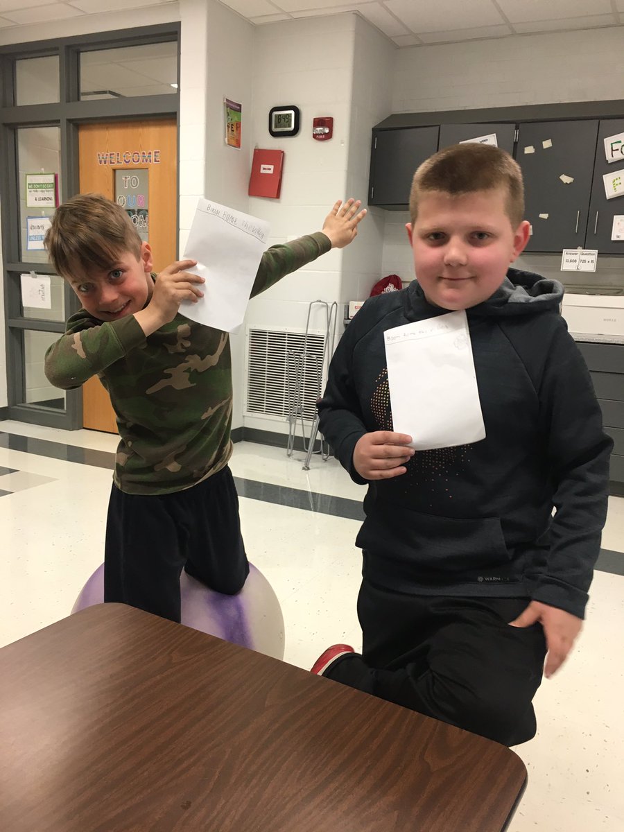 Mrs_Lilly5's tweet photo. Love when students are so excited about writing when they leave your classroom that they begin writing a mini series together outside of your room! 🤗📓🖊 https://t.co/jbuOrnEdpU