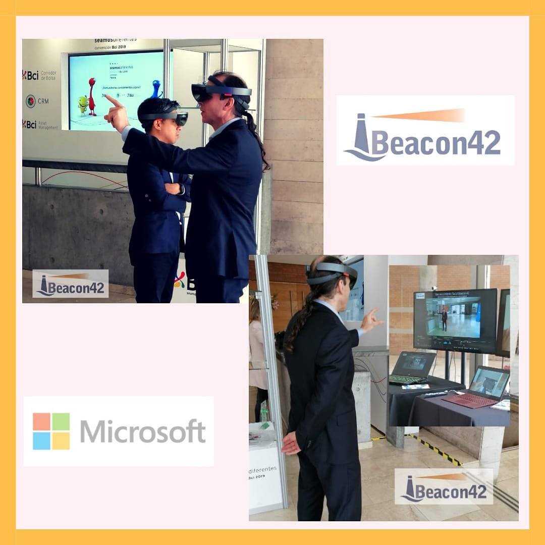 beacon42's tweet photo. ¿Sabías que?
Existen unos lentes llamados Hololens que son una nueva tecnología Microsoft traida por Beacon42 que te llevan a vivir una experiencia fascinante en la realidad virtual mixta ¿quieres saber más sobre ellos? Contactanos al +56 9 64699867 😎 #Hololens  #Azure #Beacon42 https://t.co/7r3ykxwKux