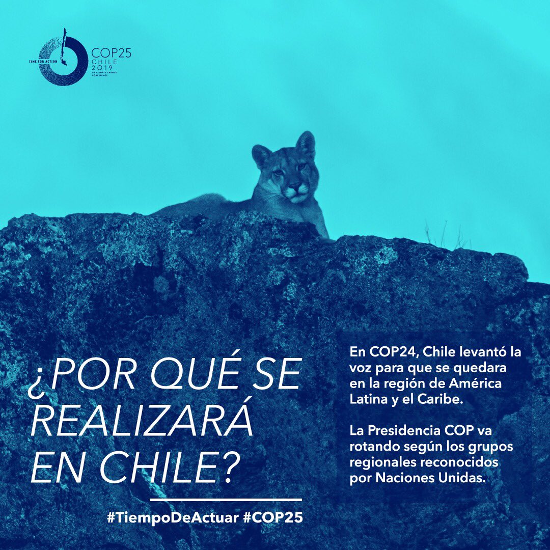 MinEnergia's tweet photo. AHORA⚡️En minutos participaremos del lanzamiento del Año #COP25, la mayor cumbre mundial del cambio climático que en diciembre se llevará a cabo en nuestro país. ¡Nuestro planeta necesita el compromiso de todos! 🌎♻️ #TiempoDeActuar https://t.co/SSAhDc7QAW