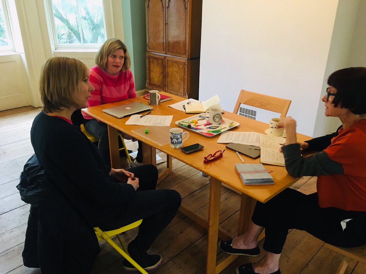 Exciting meeting with Sarah Woodfine and Kim L Pace on Tuesday, planning for their upcoming exhibition at the end of June 🌜 More details to come... <a href="/KimLPace/">Kim L Pace</a> #sarahwoodfine #kimlpace #exhibitionplanning