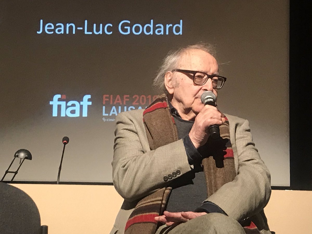 Just amazing for us at International Federation of Film Archives (FIAF)to give the FIAF award right now in Lausanne to Jean Luc Godard one of the greatest geniuses of cinema ..Film Heritage Foundation is proud to be part of FIAF....