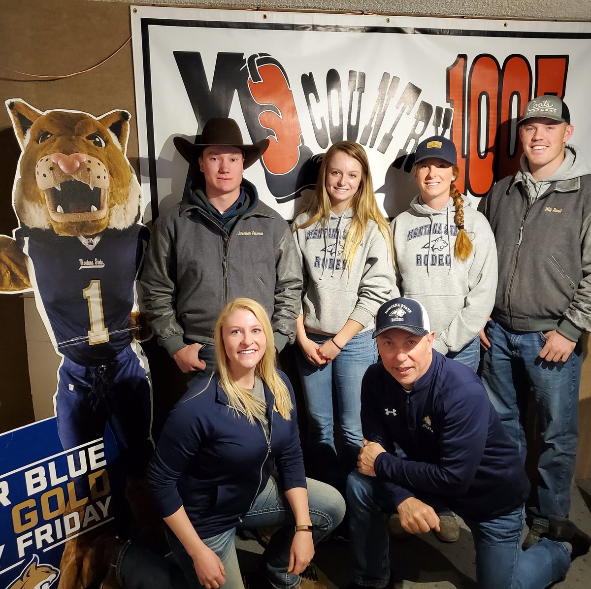 XLCountry1007's tweet photo. Always cool to have members of the MSU Rodeo team in studio! Good luck at the MSU Spring Rodeo π @montanastate #msurodeo #xlcountry #MontanaState #Bobcats #bozeman #springrodeo #rodeo https://t.co/06P5wYKGde
