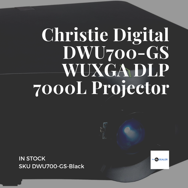 AVToyStore's tweet photo. Christie Digital DWU700-GS WUXGA DLP 7000L Projector 140-028112-01 On sale now:
https://t.co/Nqiqgjg0Lz https://t.co/cQYUbYbWKt