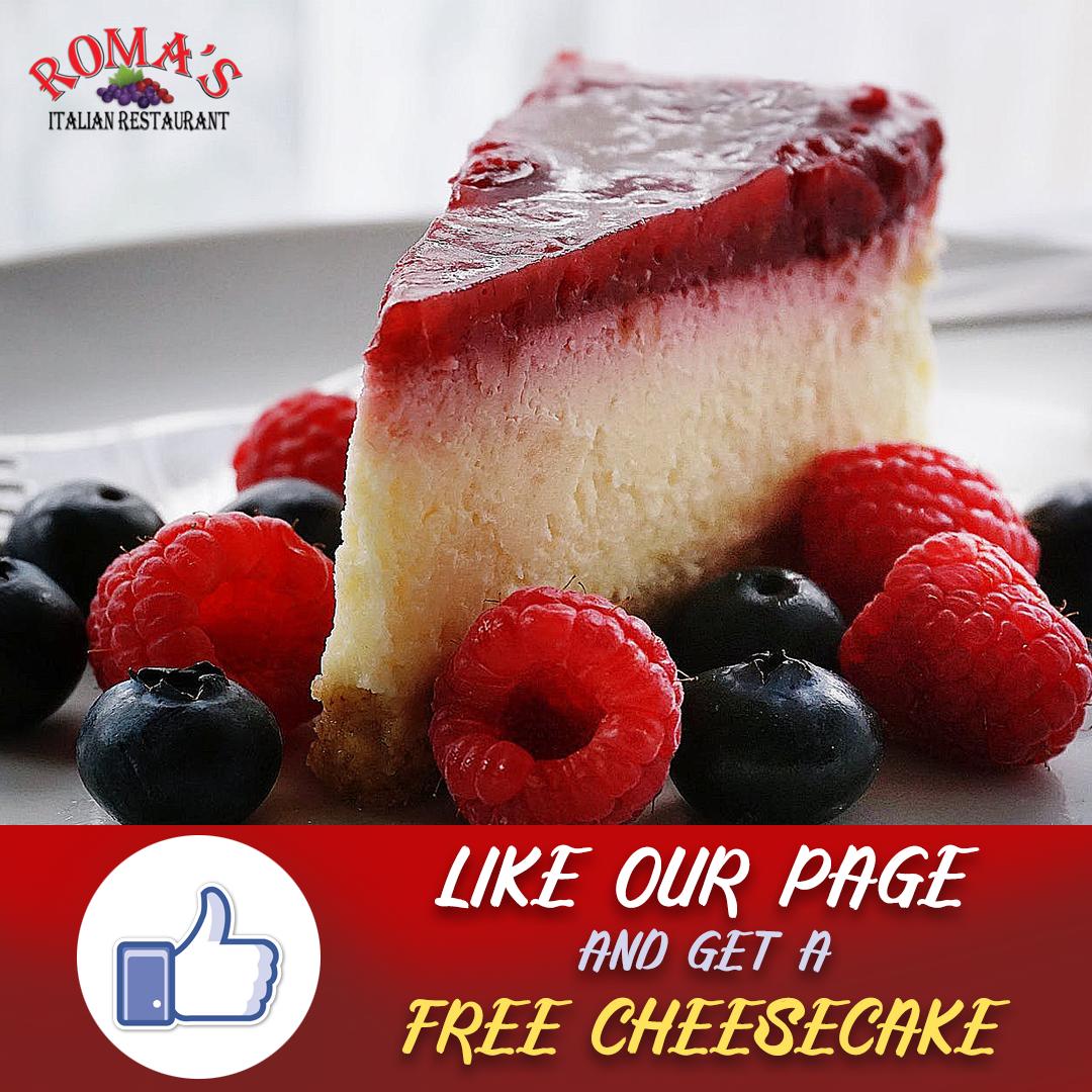 romasthecolony's tweet photo. Do you love cheesecake? Get it for FREE
βοΈLike this page and also
βοΈFollow us on Instagram
show them when you join us!!
Instagram-->https://t.co/DutNfK07KT
.
#like #follow #socialmedia #freecheesecake #Italian #food #foodie #pizza #pasta #romas #romasthecolony
. https://t.co/q3Hv8rCM5j
