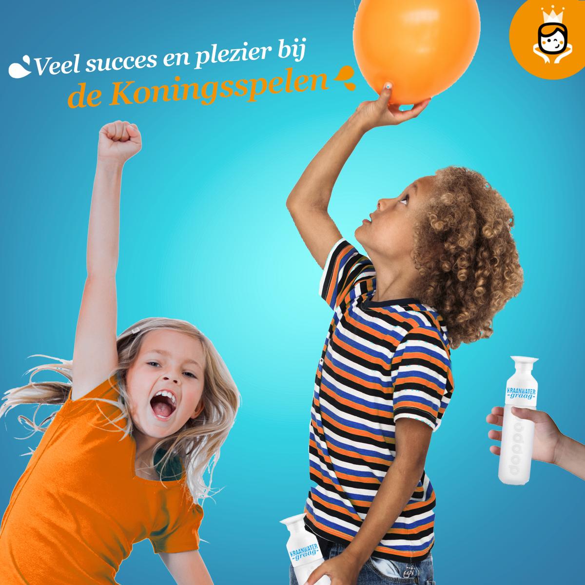 PWNwaternatuur's tweet photo. De 10 Nederlandse drinkwaterbedrijven wensen alle deelnemers van de #Koningsspelen morgen veel succes en plezier! #succes #plezier #hatweego #kraanwater #kraanwatergraag https://t.co/8ENLfxuOye