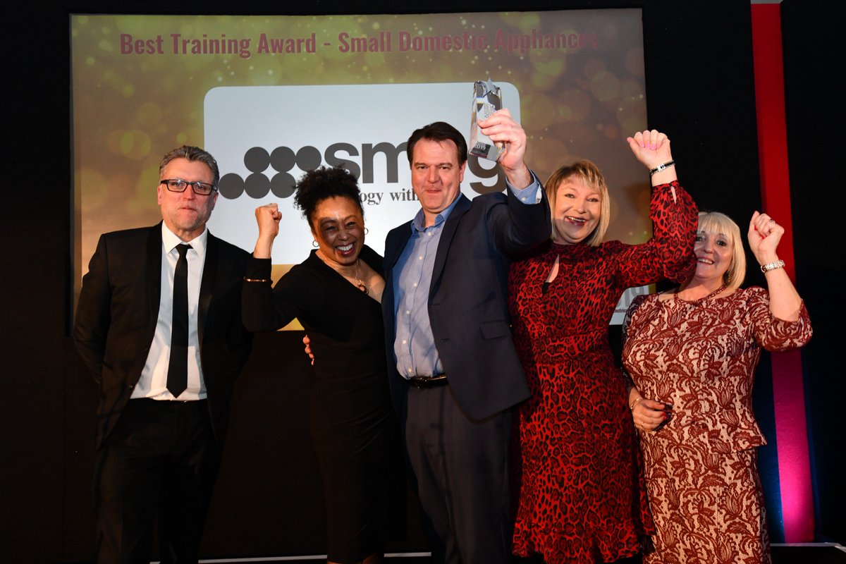 IERAwards's tweet photo. The winner of the #IERAwards Best Training Award in Small Domestic Appliances accolade is @smeguk! #WellDone https://t.co/v9gwDbsfyn