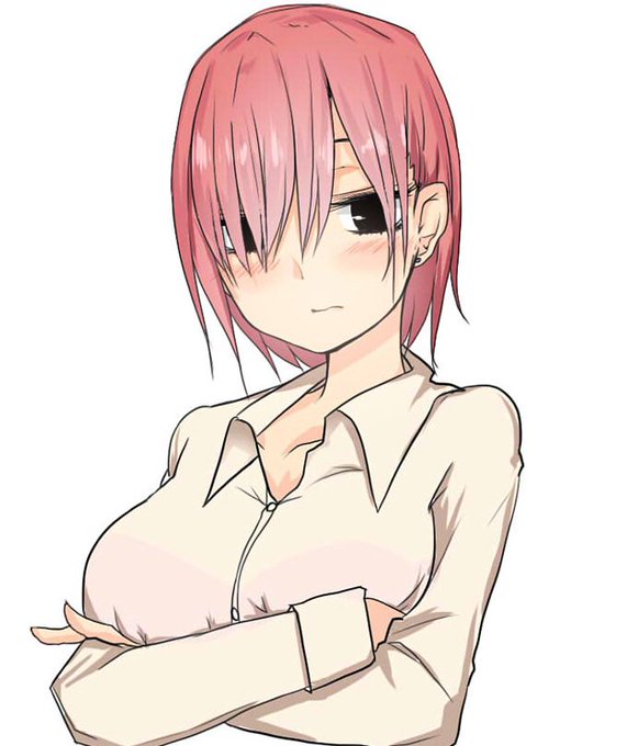 FlyawayさんがTwitterに投稿した中野一花(五等分の花嫁)のイラスト。