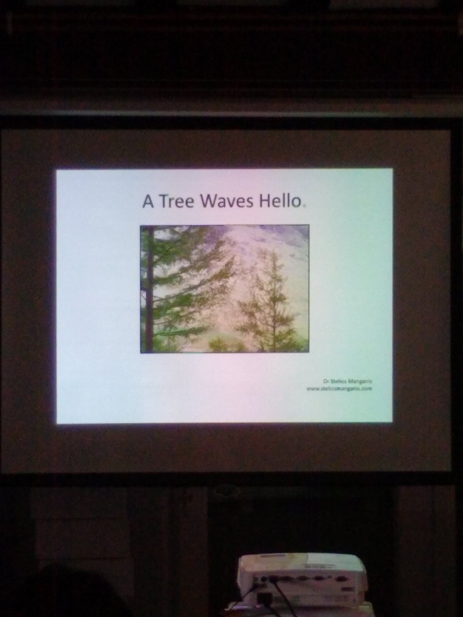 furtherfield's tweet photo. Stelios Manganis is now taking about his project 'A Tree Waves Hello.' and his experience of feeling the forest swaying as he was making the project in a wood cabin on Glen Nevis, Scotland 

Part of today's #approachingestate at Furtherfield Commons https://t.co/l8sbaZ3Uu8