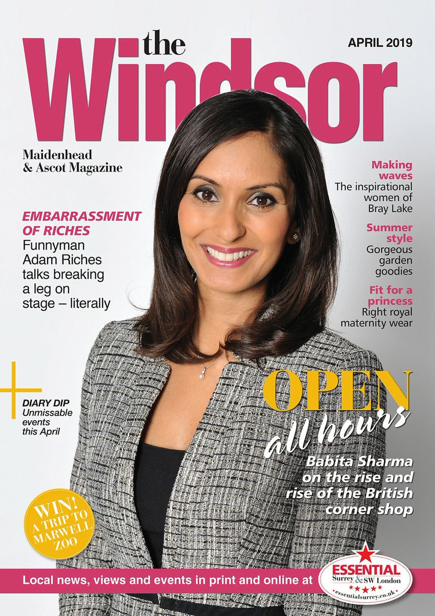 Read this month's magazine online here >> bit.ly/windsormagapril