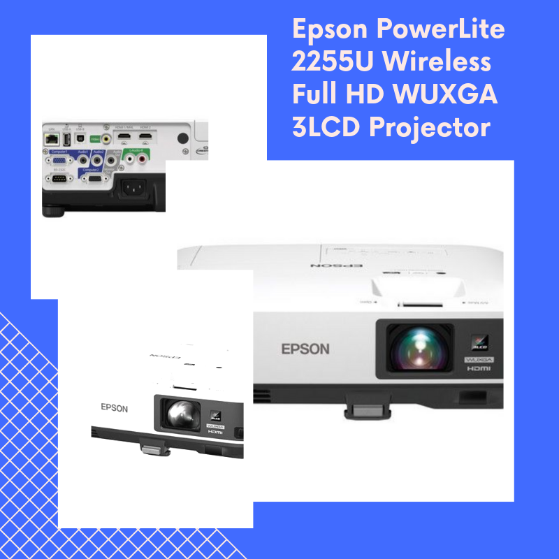 AVToyStore's tweet photo. Epson PowerLite 2255U Wireless Full HD WUXGA 3LCD Projector On sale now: https://t.co/y6v1jxrN5B https://t.co/RpBe94daQR