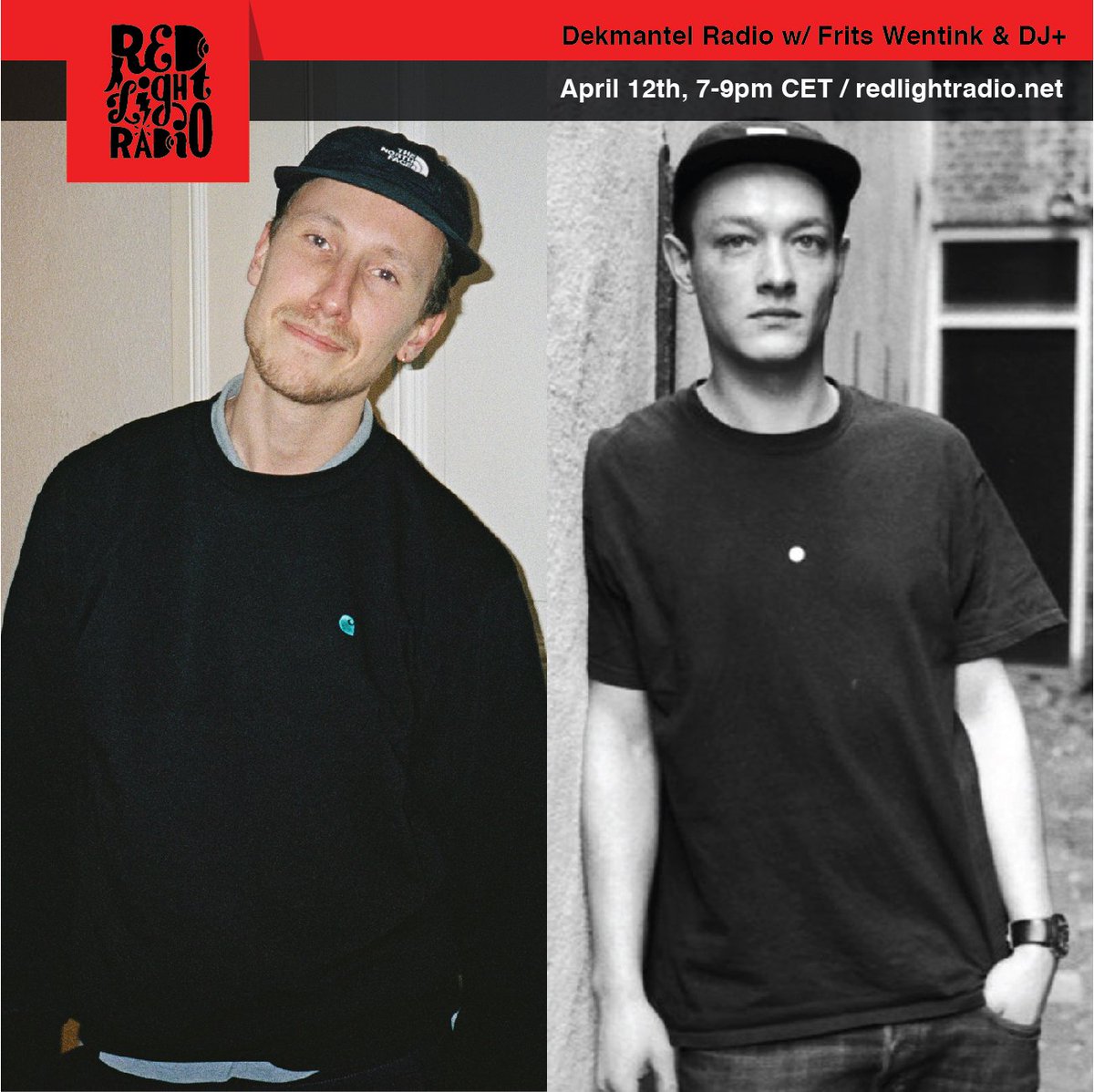 Tomorrow's #DekmantelRadio guests are none other than Amsterdam's <a href="/FritsWentink/">Frits Wentink</a> and DJ+. Tune in tomorrow from 19:00-21:00 CET through: redlightradio.net