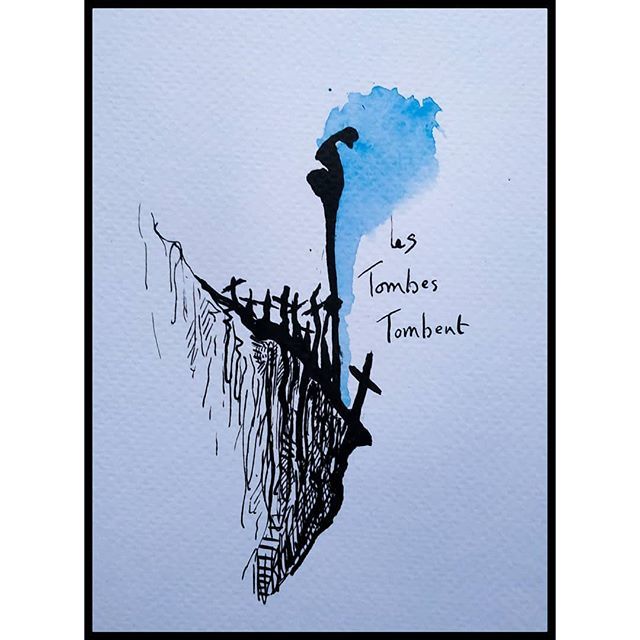 borisb29's tweet photo. "Les tombes tombent" 
Ahaha.
#dessindusoir #dessin #jeuxdemots #miniformat #minidessin https://t.co/gbQ48XQkHf https://t.co/W3FnW7BxmU
