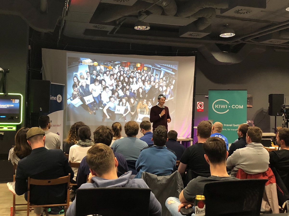 codekiwicom's tweet image. .@juhasm is speaking in #Bratislava how can developers increase their market value. #TechWeekCE