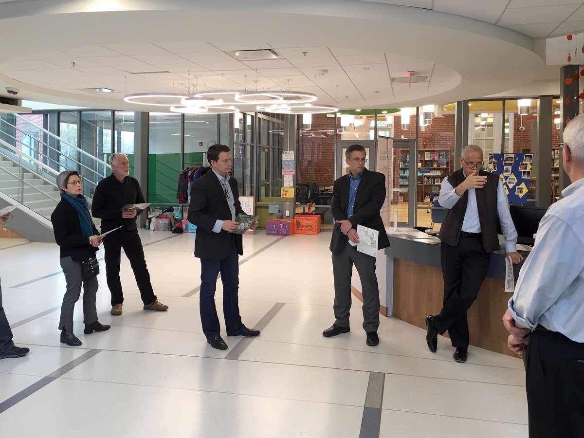 DCCAE's tweet photo. Thank you to @RMcArchitects and @HordCoplanMacht for a great @WashingtonDCAIA tour at @murchschool! 

#K12Design #ArchitectureMonthDC #21stCenturyLearningEnvironments #HistoricRenovation #DCArchitecture

@McnBuildDC @DCDGS @BD_PM @DCPS_Mods https://t.co/4iG9GeiAGT