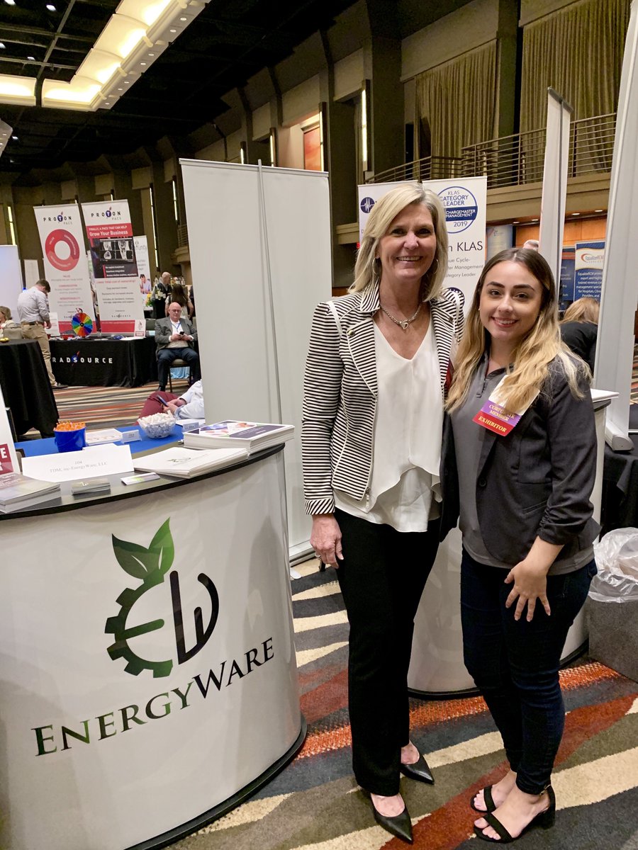 energywarellc's tweet photo. Our very own #VictoriaRamos is representing @energywarellc™ at the ( Texas Organization of Rural &amp; Community Hospitals ) #TORCHEvent in #DallasTX with a great setup! [ Also in photo: #JulieDarst of #TDMInc. ] #LightingTheWayForward one event at a time! https://t.co/fErycQJ28p