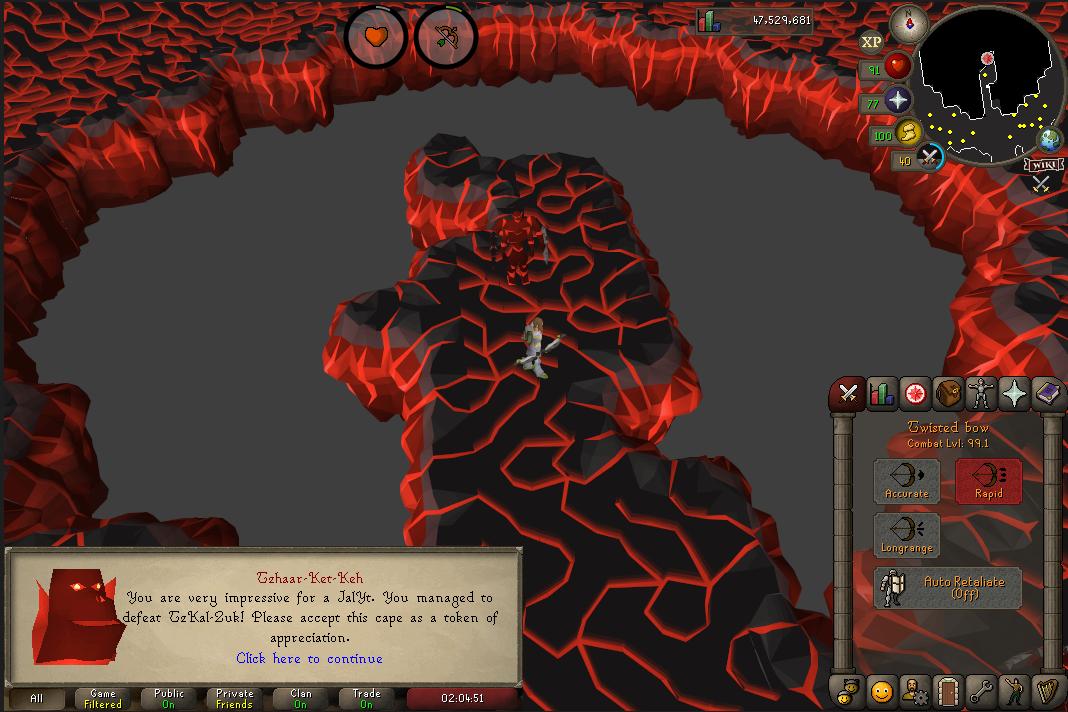 EndeeOSRS's tweet photo. Infernal on the med in 2 runs 😃 https://t.co/wIsDpxpGHF