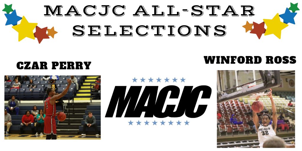HolmesMBB's tweet photo. Come out tomorrow evening and support the North Division All-Stars and Bulldogs Czar Perry and Winford Ross in the 2019 MACJC All-Star game. The game will be played at East Central Community College and will tip-off at 7 p.m. 🏀
#MACJCAllStarGame⭐️ https://t.co/jlAtl9DvNk