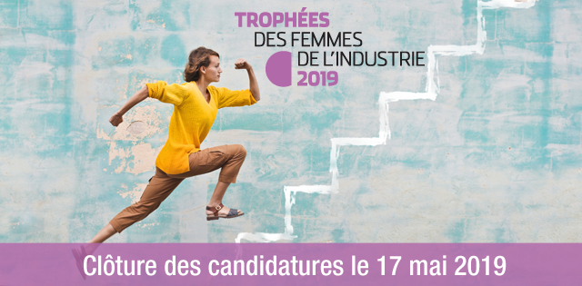 Ellesbougent's tweet photo. #industriELLES19 Participez à la 8e édition des Trophées des femmes de l'#industrie organisée par l’@UsineNouvelle et tentez de gagner l’un des 11 🏆 remis lors de la cérémonie, le 24/09 à Paris ! 
📲Envoyez votre candidature avant le 17 mai: https://t.co/nuqaNGo05T 
@UNUD_Events https://t.co/IouF0tMaeh