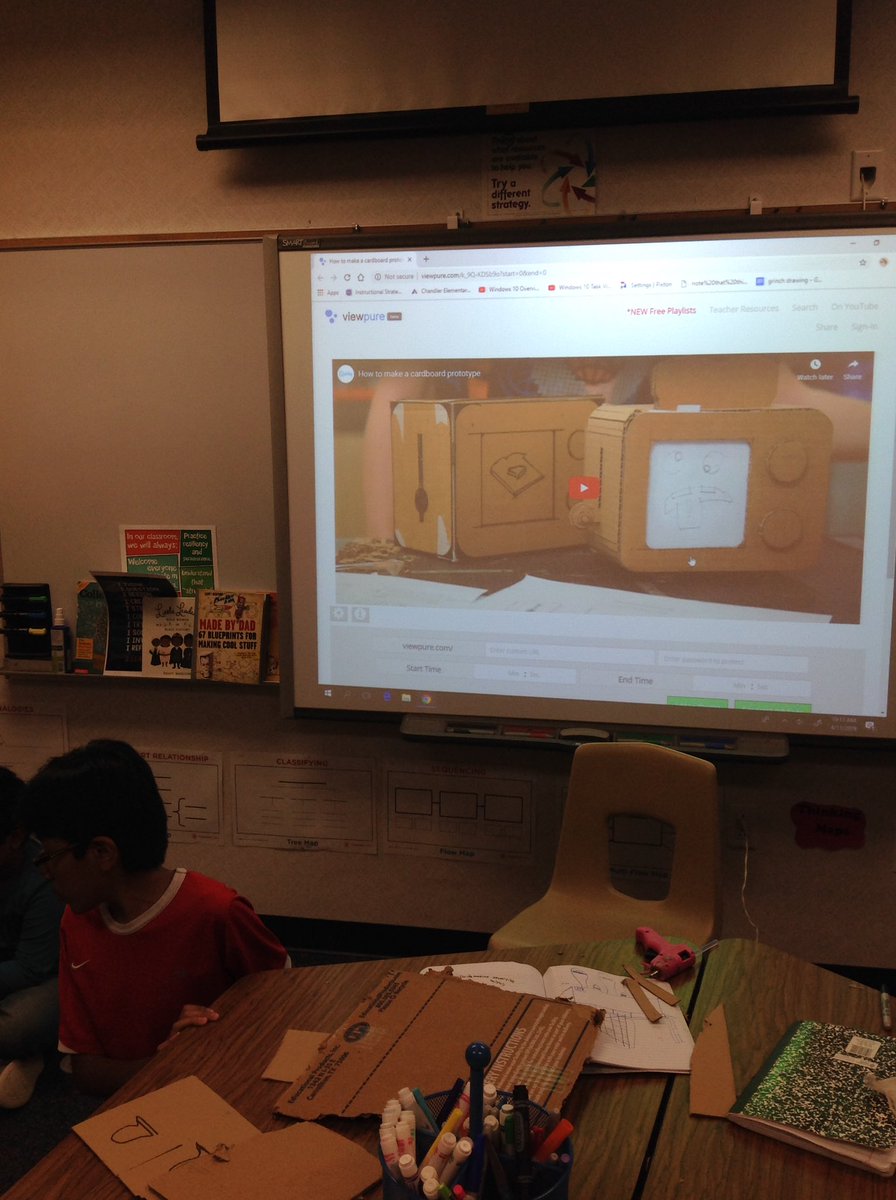AimChandler's tweet photo. How to make a cardboard prototype? #designthinking #5thAIM #PBL https://t.co/s3TXXlyiqG