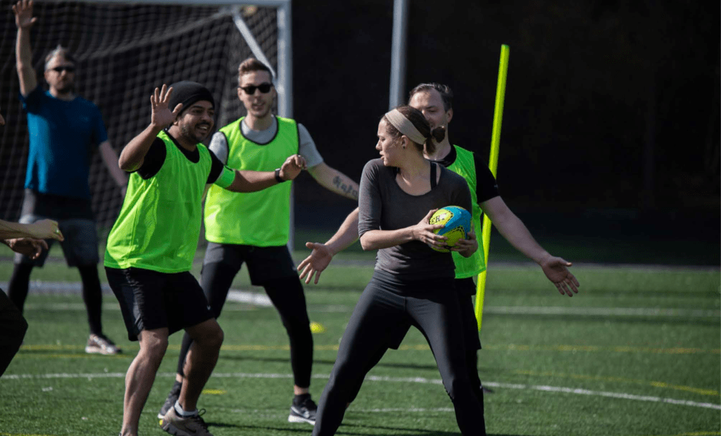 TechCrunch's tweet photo. AKQA says it used AI to invent a new sport called Speedgate https://t.co/s2T96Vtcza by @anthonyha https://t.co/7Le21a3SjG