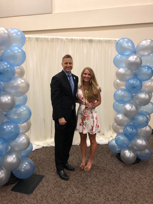 Congratulations Megan! Volunteer of the year!!!