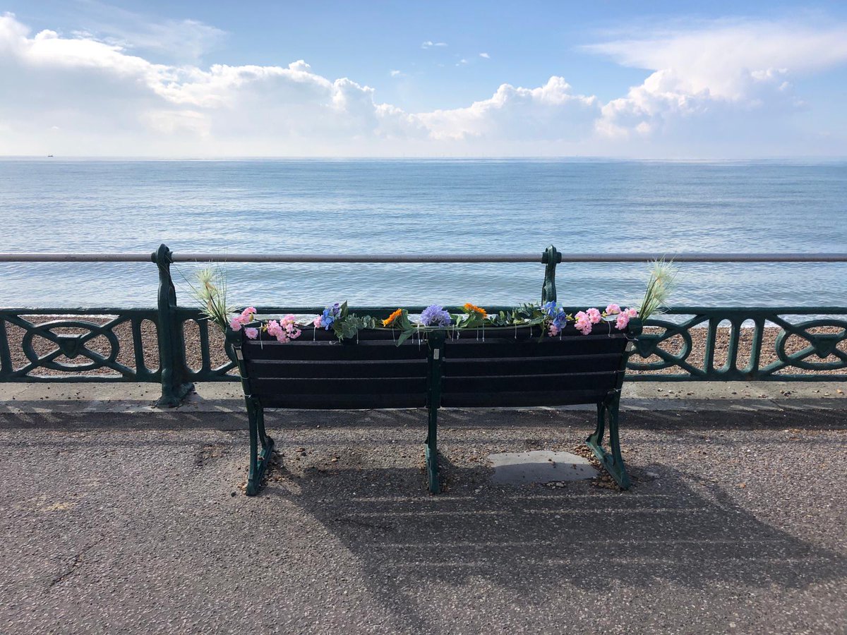 We used to have a friend;
Now we have a bench.
So we go to that bench
On that beach that he loved
And think of him smiling. Donate: wonderful.org/charity/thechr…